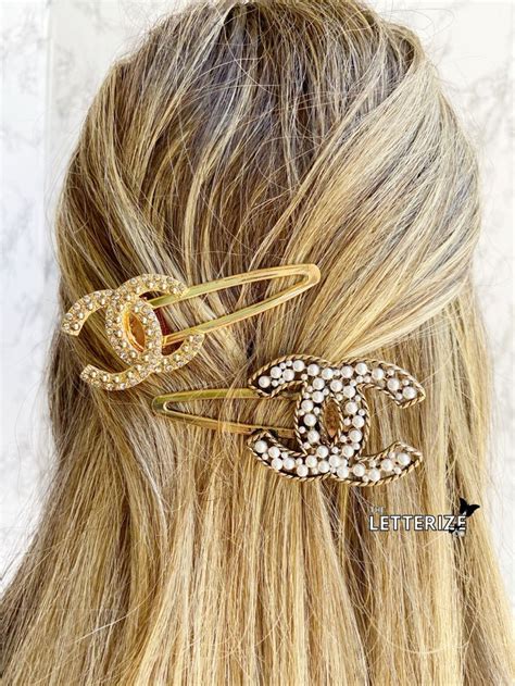 chanel hair clips replica uk|chanel hair extensions.